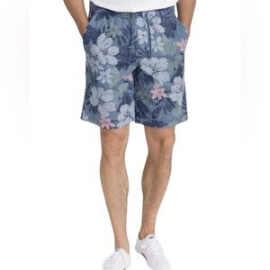 Gap 9” Easy Floral Denim Look Shorts All Over Print Small